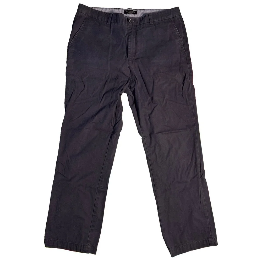 Banana Republic Men's Aiden Slim Fit Chino Pants Navy Blue 36x32 EUC